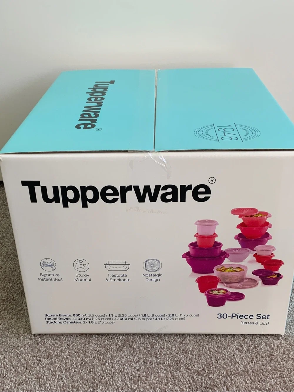 Tupperware Heritage All-In Bowl Set